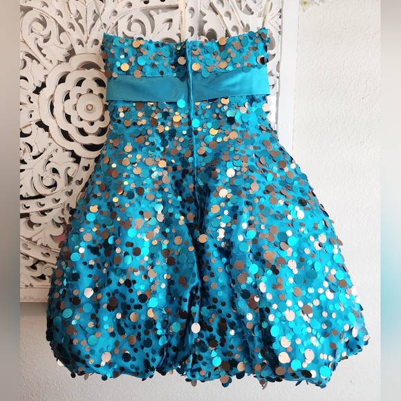 SHERRI HILL PROM BUBBLE DRESS EUC SIZE 2 - Picture 15 of 16